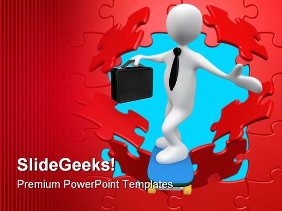 Breakthrough Business PowerPoint Themes And PowerPoint Slides 0511
