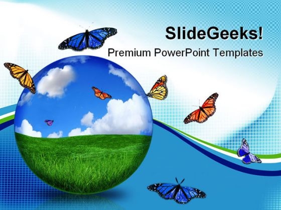 Bright Future Of The Planet Nature PowerPoint Templates And PowerPoint Backgrounds 0211