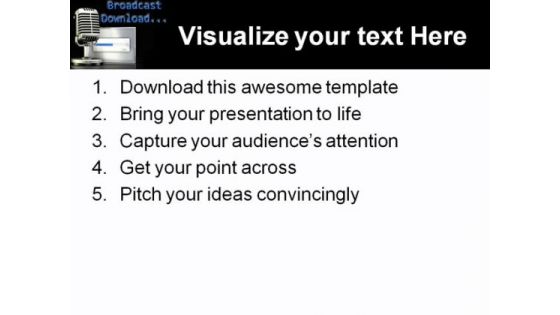 Broadcast Download Global PowerPoint Backgrounds And Templates 1210