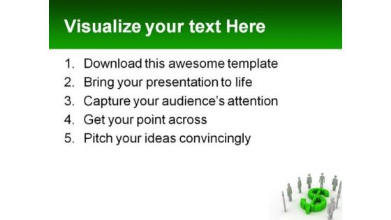 Broken Dollar Finance PowerPoint Themes And PowerPoint Slides 0211