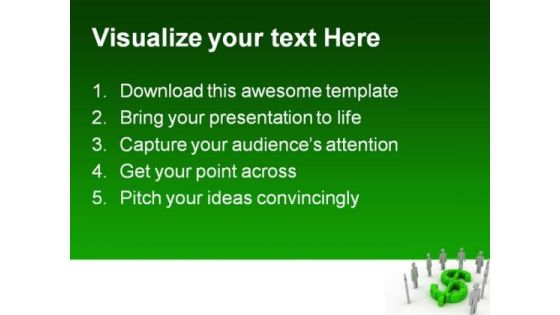 Broken Dollar Finance PowerPoint Themes And PowerPoint Slides 0211