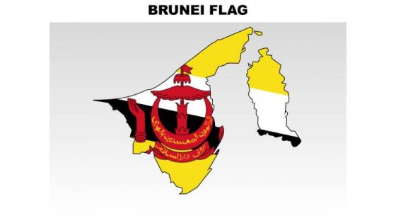 Brunei Country PowerPoint Flags