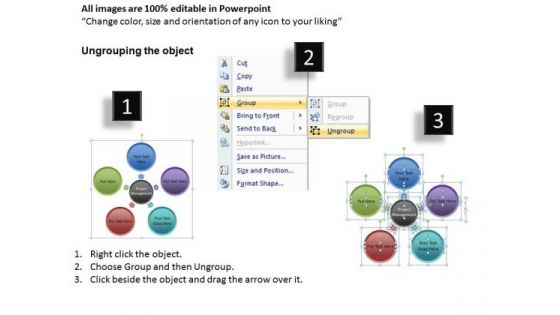 Bubbles Process Diagram Chart PowerPoint Templates