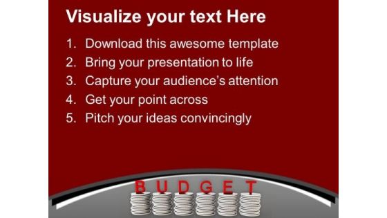 Budget Can Save Money PowerPoint Templates Ppt Backgrounds For Slides 0413