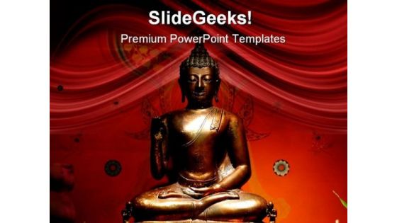 Budha01 Religion PowerPoint Templates And PowerPoint Backgrounds 0411