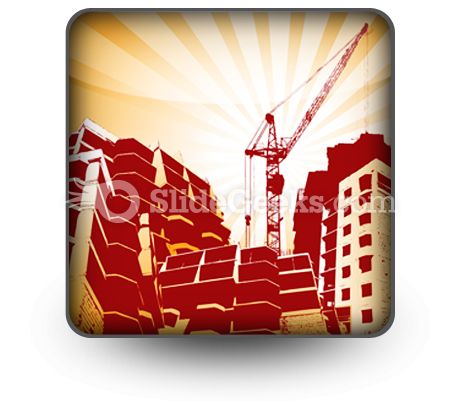 Building Construction PowerPoint Icon S