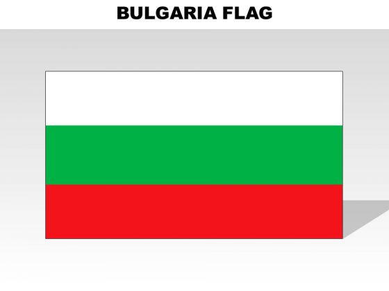 Bulgaria Country PowerPoint Flags