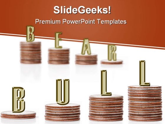 Bull Vs Bear Metaphor PowerPoint Templates And PowerPoint Backgrounds 0111