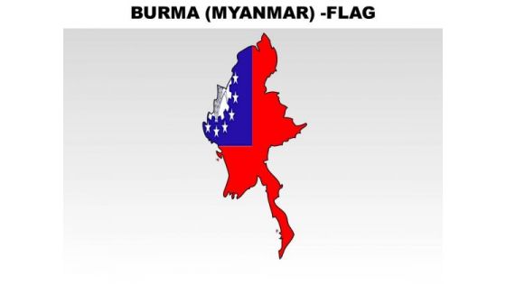 Burma Myanmar Country PowerPoint Flags
