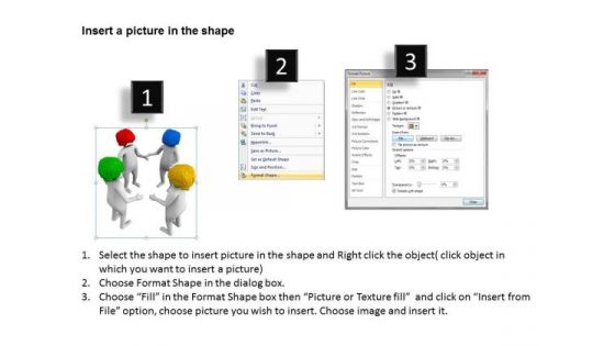 Business Analyst Diagrams 3d Man Human Mind PowerPoint Templates