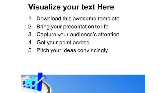 Business Bar Graph For Growth Rate PowerPoint Templates Ppt Backgrounds For Slides 0613