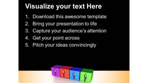 Business Block Teamwork PowerPoint Templates And PowerPoint Themes 0812