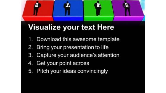 Business Building Blocks Teamwork PowerPoint Templates And PowerPoint Themes 0712