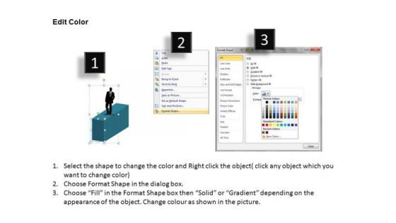Business Career Growth Corporate Ladder PowerPoint Templates