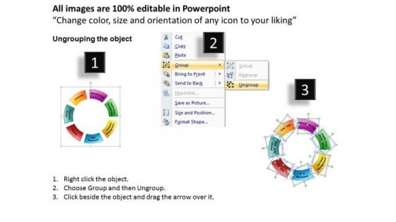 Business Circle Charts PowerPoint Templates Leadership Enterprise Resource Planning Ppt Slides