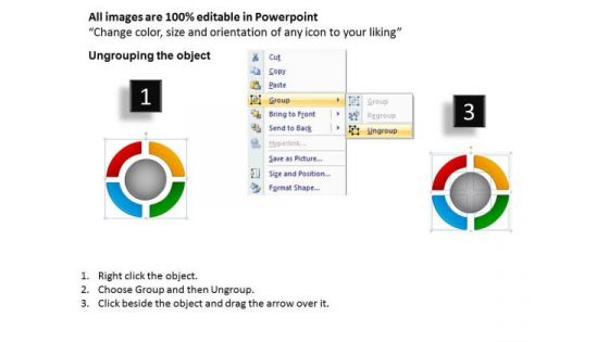 Business Circle Charts PowerPoint Templates Process Ring Chart Ppt Slides