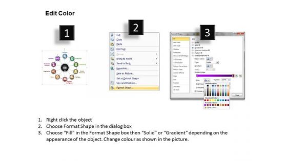 Business Circle Charts PowerPoint Templates Strategy Enterprise Resource Planning Ppt Slides