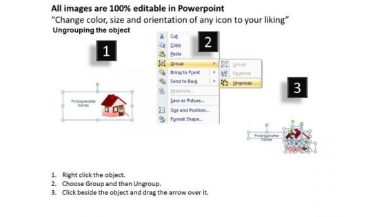 Business Circular Chart PowerPoint Templates Marketing Home Selling Process Ppt Slides
