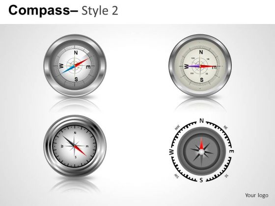 Business Compass 2 PowerPoint Slides And Ppt Diagram Templates