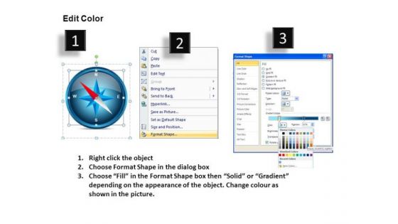Business Compass 2 PowerPoint Slides And Ppt Diagram Templates
