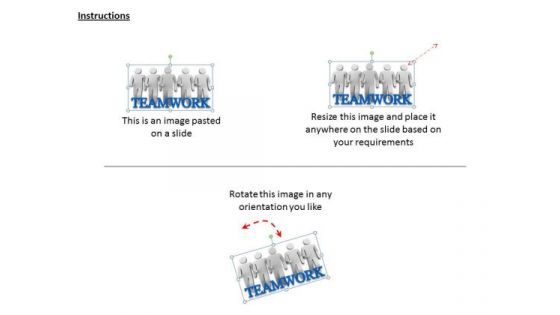 Business Concepts 3d Illustration Of Teamwork Workplace Statement