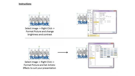 Business Concepts 3d Illustration Of Teamwork Workplace Statement