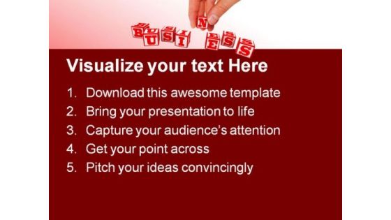 Business Cubes Shapes PowerPoint Backgrounds And Templates 0111