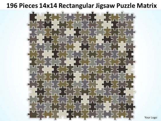 Business Cycle Diagram 196 Pieces 14x14 Rectangular Jigsaw Puzzle Matrix Business Framework Model