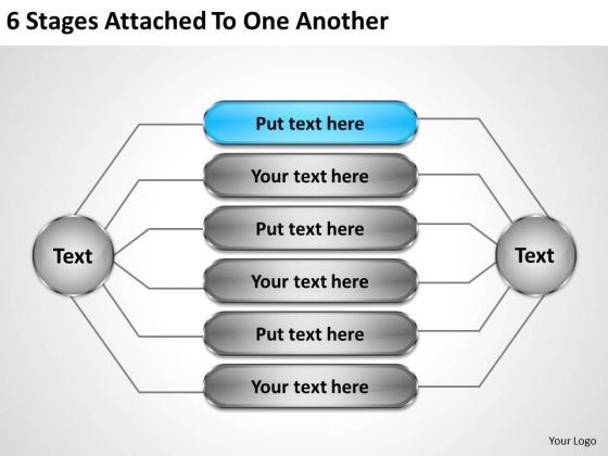 Business Development Strategy 6 Stages Attached To One Another It