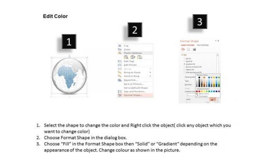 Business Diagram 3d Specific Globes With World Map Presentation Template