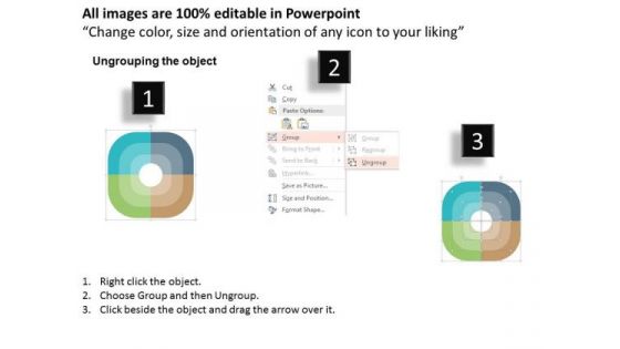 Business Diagram 4ps Of Marketing Mix Presentation Template