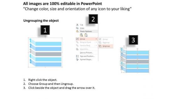 Business Diagram Agenda Five Stages Diagram Workflow Info Graphic Presentation Template
