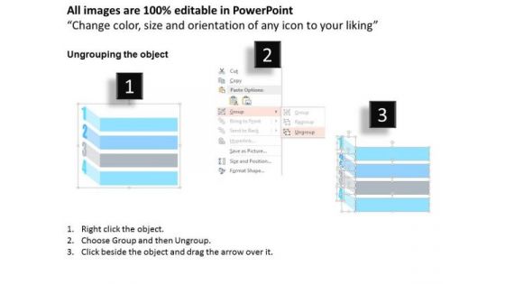 Business Diagram Agenda Four Stages Workflow Diagram Info Graphic Presentation Template
