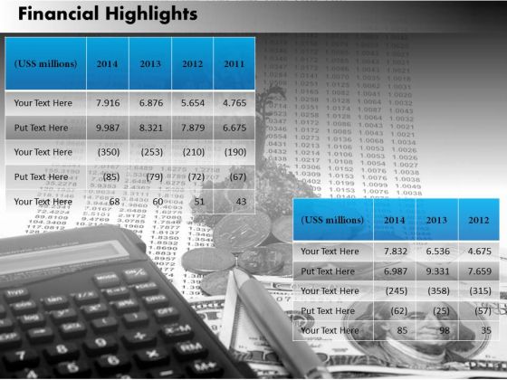 Business Diagram Business Equipments For Financial Calculation Mba Models And Frameworks