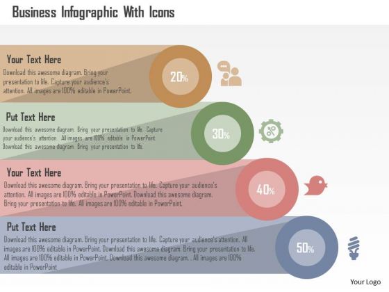 Business Diagram Business Infographic With Icons PowerPoint Templates