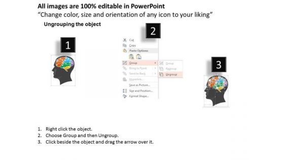 Business Diagram Confusion In Human Mind Presentation Template