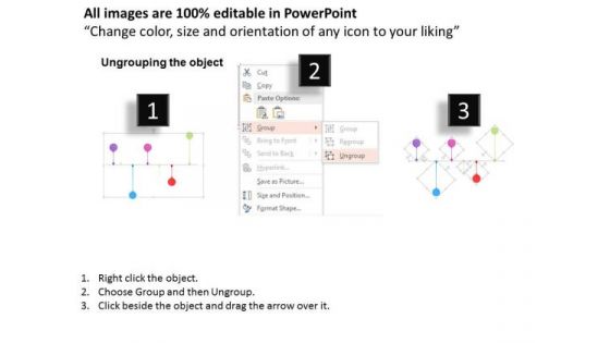 Business Diagram Five Staged Linear Business Timeline Diagram Presentation Template