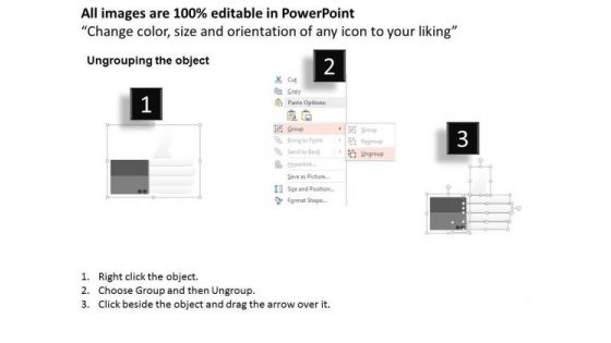 Business Diagram Five Steps On Human Hand With Thumb Up Presentation Template