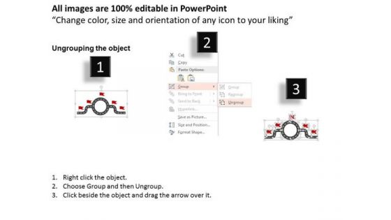 Business Diagram Flags Roadmap For Business Planning Presentation Template