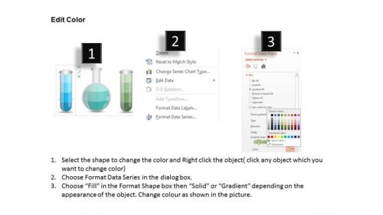 Business Diagram Flask And Test Tubes For Data Driven PowerPoint Slide