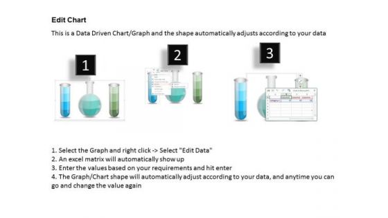 Business Diagram Flask And Test Tubes For Data Driven PowerPoint Slide