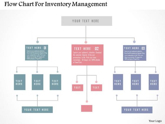 Business Diagram Flow Chart For Inventory Management PowerPoint Templates