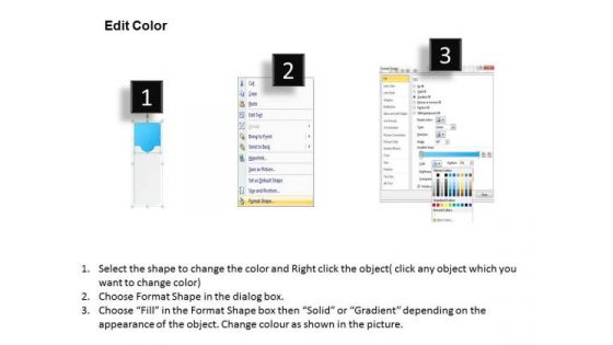 Business Diagram Four Staged Design Diary For Data Flow Presentation Template