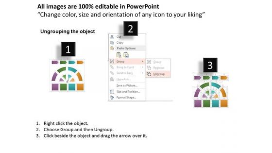 Business Diagram Four Staged Process Flow Chart Presentation Template