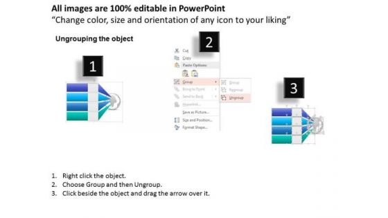 Business Diagram Four Staged Text Box With Globe For Data Representation Ppt Template