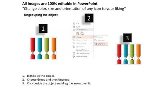 Business Diagram Four Tag Style Text Boxes For Process Flow Presentation Template