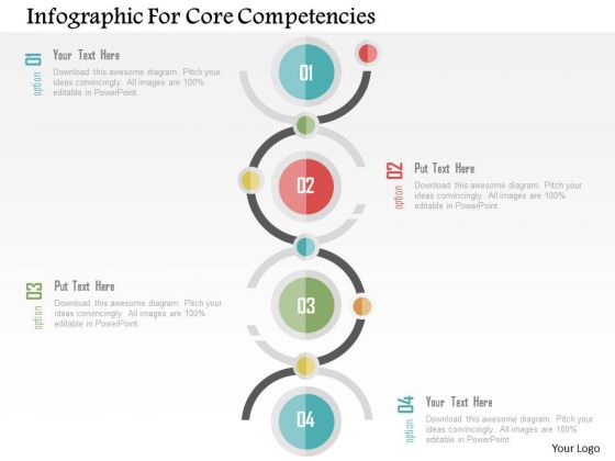 Business Diagram Infogarphic For Core Competencies Presentation Template