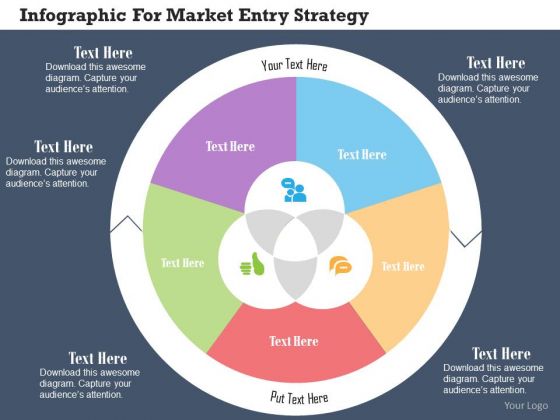 Business Diagram Infographic For Market Entry Strategy Presentation Template