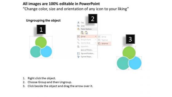 Business Diagram Interconnected Circles For Consumer Segmentation Presentation Template