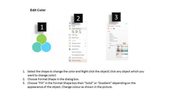 Business Diagram Interconnected Circles For Consumer Segmentation Presentation Template